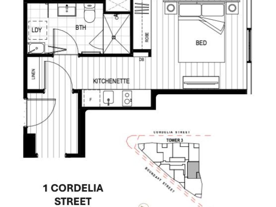 Apartment in South Brisbane for $530